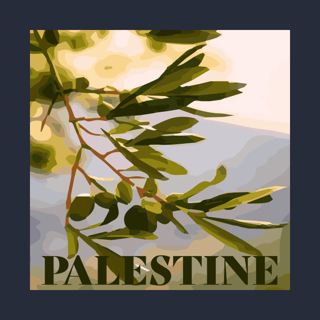 Palestine Olive Branch by adrienne-makes