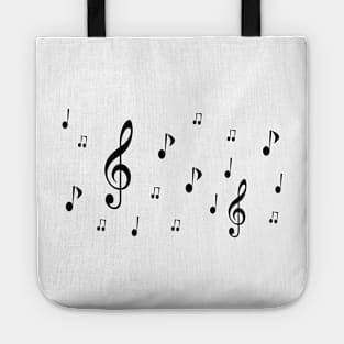 Treble clefs Tote