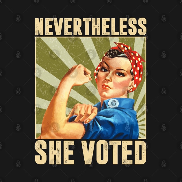 Nevertheless She Voted Feminist 2020 by springins