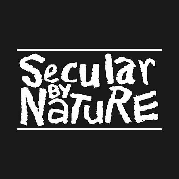 White Logo Tee by secularbynature