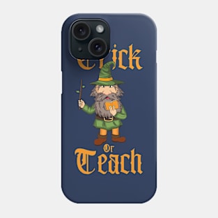 Trick Or Teach Gnome Teacher Phone Case