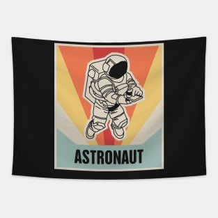 Vintage Outer Space Astronaut Tapestry