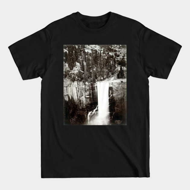 Disover Eadweard Muybridge Pi-Wi-Ack (Shower of Stars) Vernal Fall Valley of Yosemite - Yosemite - T-Shirt