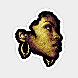 Retro Diva Lauryn Hill Magnet