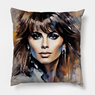 portrait with Paula Abdul Pillow