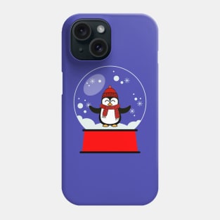 PENGUIN Snowglobe Phone Case