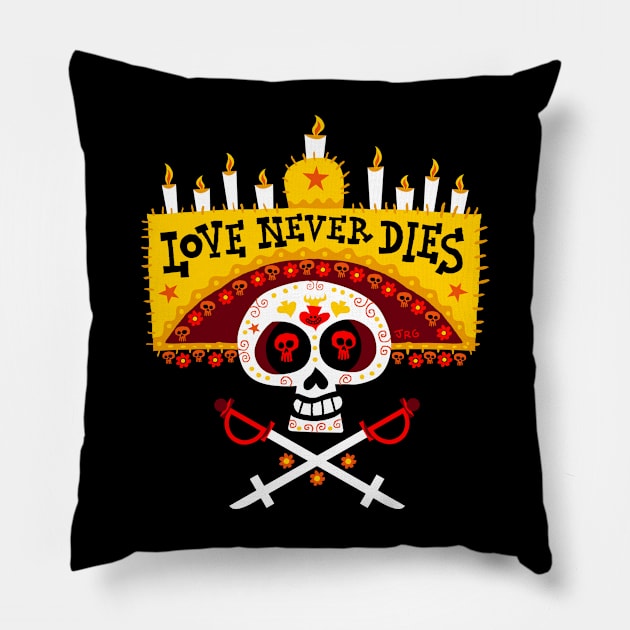 Love Never Dies Pillow by MEXOPOLIS