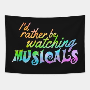 I'd rather be watching musicals Tapestry