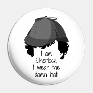 Sherlock Damn Hat Pin