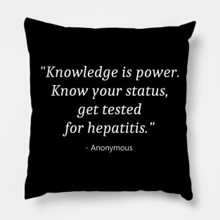 Hepatitis Day Pillow