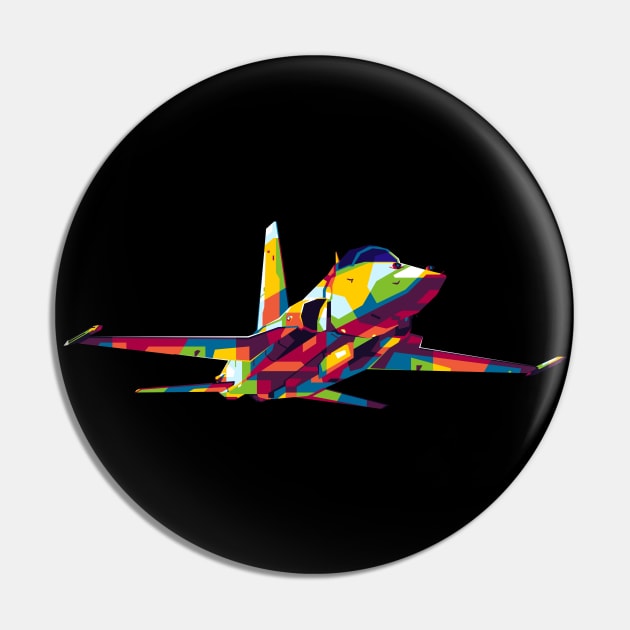 F-5 Jet in WPAP Pin by wpaprint