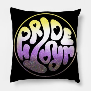 Pride and Wrath (Enby / Non-binary pride) Pillow