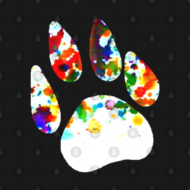 Rainbow Paw by Not Meow Designs 