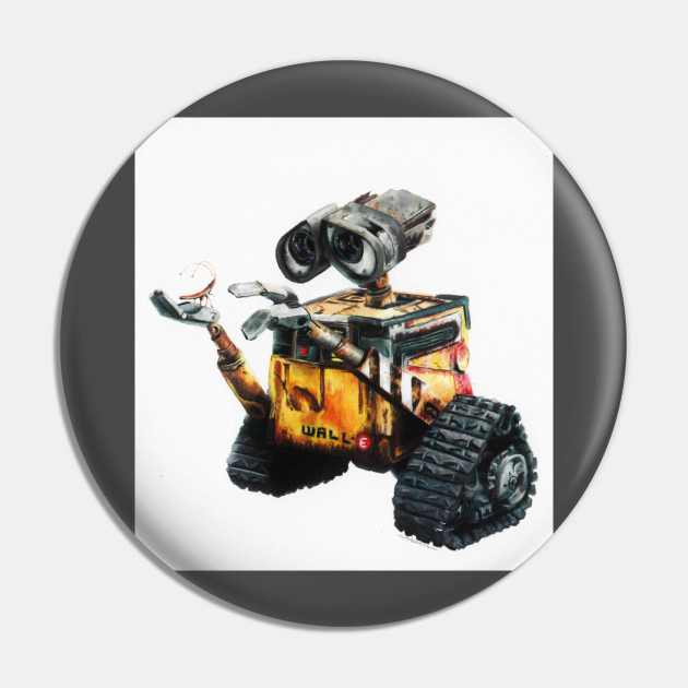 Wall E Drawing Walle Pin Teepublic