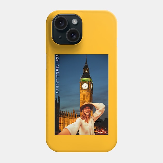 Enjoy your life Phone Case by MagicHub