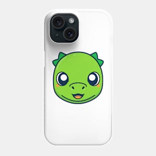 green baby dino Phone Case