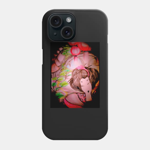 rose lantern gardens , Jacqueline Mcculloch.  House of Harlequin Designs Phone Case by jacquline8689