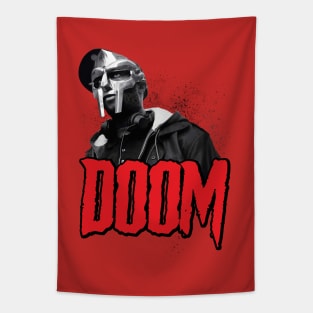 red black doom Tapestry