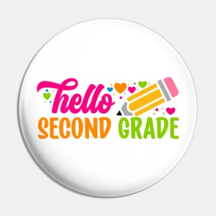 Hello Second Gard Pin