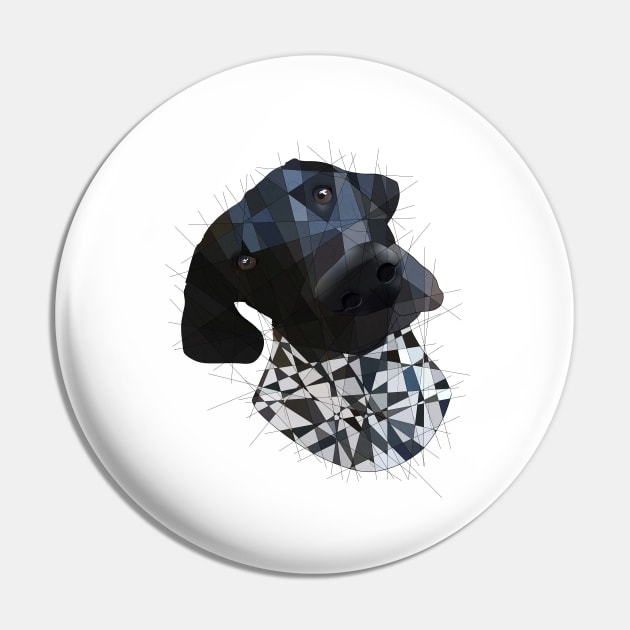 German Short Haired Pointer Pin by Blacklightco