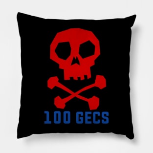 red gecs fanart vintage 90s Pillow