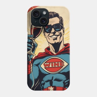 The Merlot Marauder - Funny Superhero - Wine Lovers Gift Phone Case