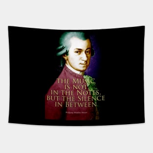 Wolfgang Amadeus Mozart Quote 2 Tapestry