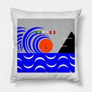 Mexico surfing design A Pillow