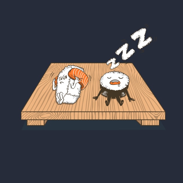 sushi snore by coffeeman