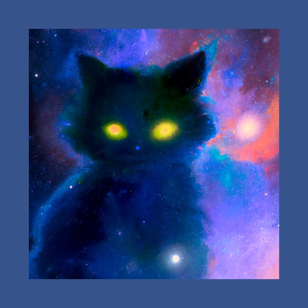 Cosmos Cat is Always Watching by Star Scrunch