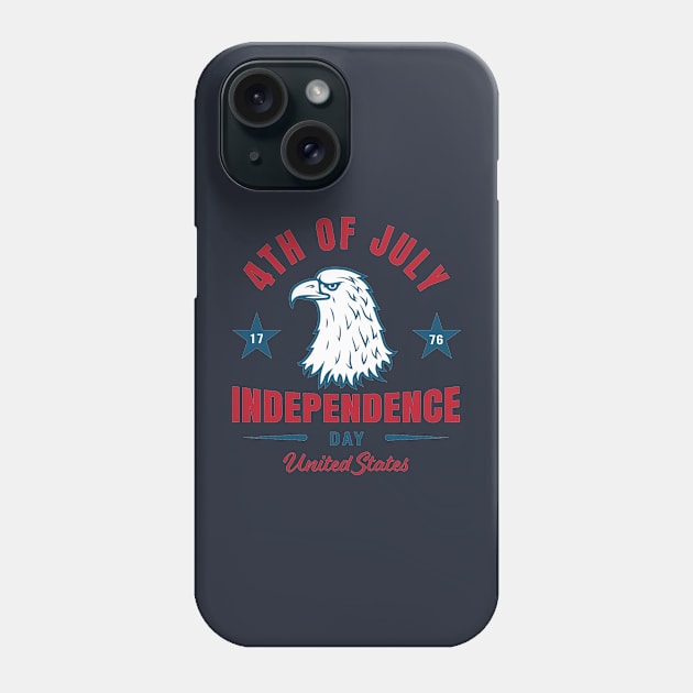 Independence day Phone Case by white.ink