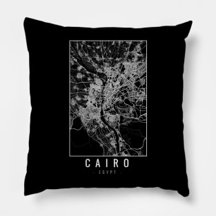 Cairo Egypt Minimalist Map Pillow