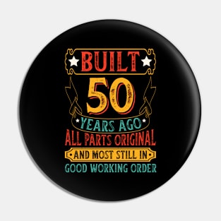 Built 50 Years Ago All Parts Original Pin