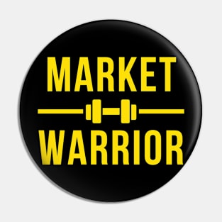 The Market Warrior Artwork 3 Pin