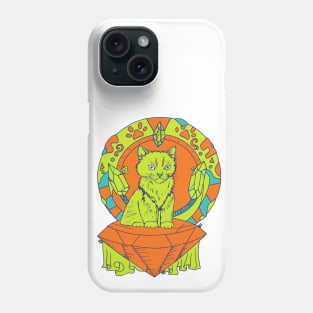 Tetradic 7 Cats and Ancient Stones Phone Case