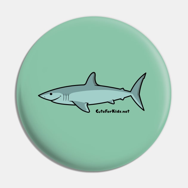 CuteForKids - Mako Shark - Branded Pin by VirtualSG