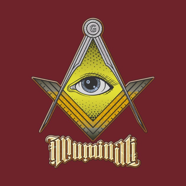 Conspiracy Tee - Illuminati by KennefRiggles