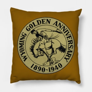 1940 Wyoming Golden Anniversary Pillow