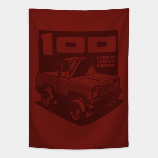 Bright Canyon Red - D-100 (1978 - Ghost) Tapestry by jepegdesign