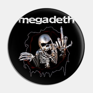 vintage horror megadeth band Pin