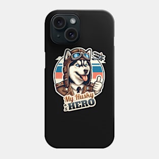 Husky Pilot Phone Case