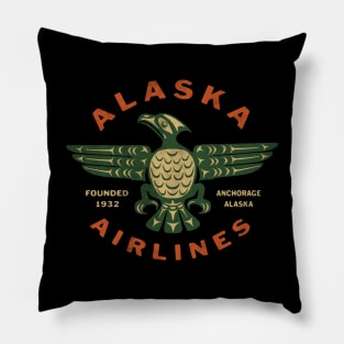 Alaska Airlines 2 by Buck Tee Pillow