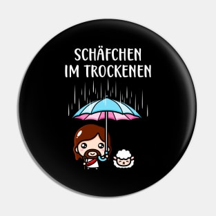 Schäfchen im Trockenen Jesus Christlich Fun Pin