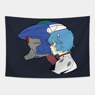 Rei Ayanami and Unit 00 Tapestry