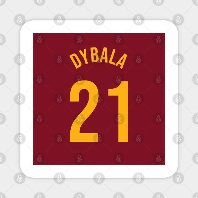 Dybala 21 Home Kit - 22/23 Season Magnet by GotchaFace