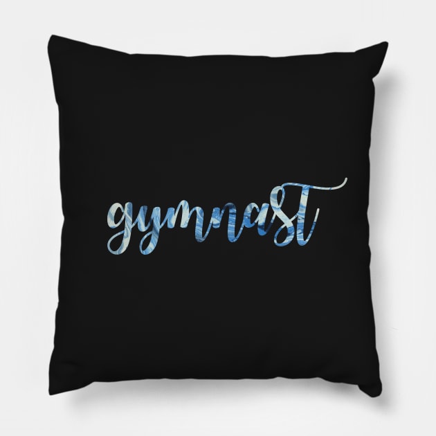 Gymnast Pillow by sportartbubble