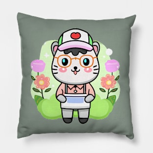 Gardening Lovers, Fun, Cute and Garden Flowers Pillow