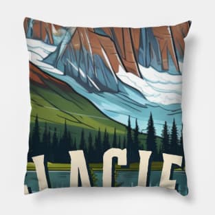 Glacier National Park Pillow