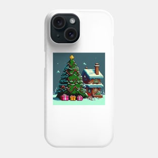 Retro Christmas tree Phone Case