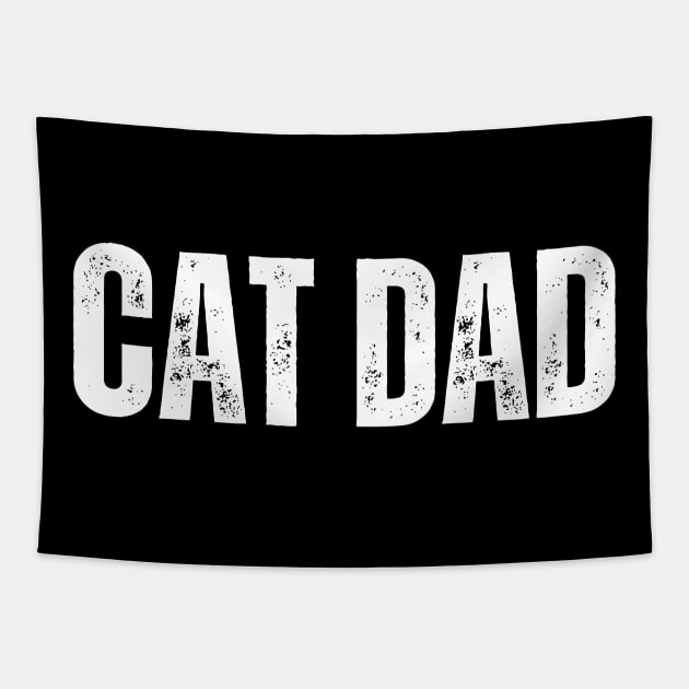 Cat Dad Tapestry by HobbyAndArt